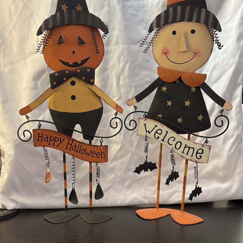 Halloween Witch and Pumpkin Kids Halloween Decorations - Picture 3 of 3